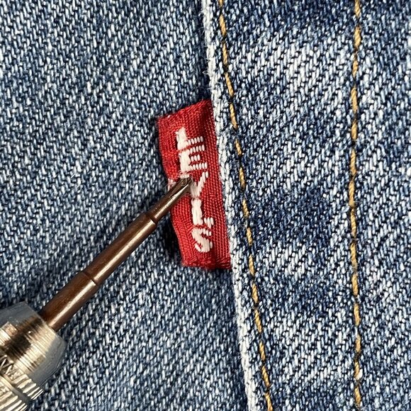 Levis 512 Premium Jeans Mens 30x30 Slim Tapered Medium Wash Denim - Picture 11 of 11